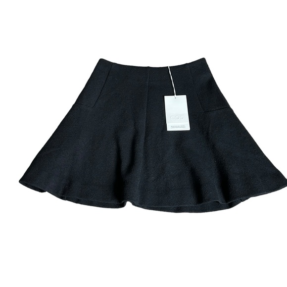 COS nwt black wool blend skirt - Picture 1 of 5